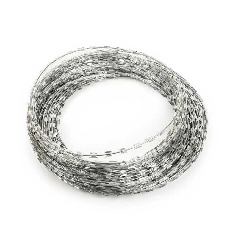 Drát ostnatý žiletkový průměr balení 450 mm / rozvinutá délka 8 m