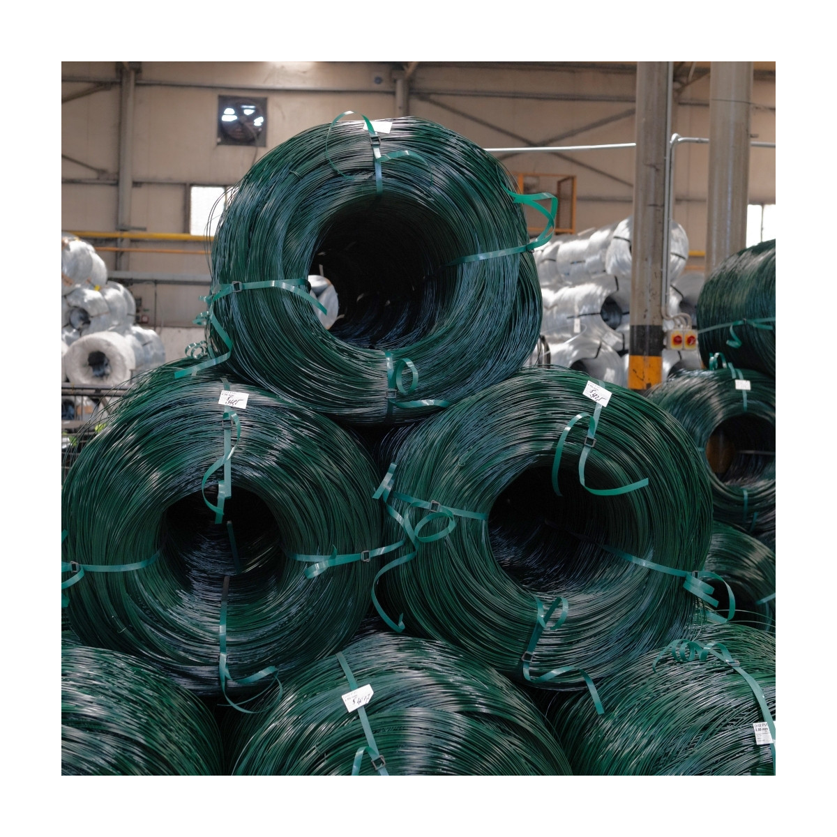 Plastified wire PVC 3,40-2,20 / kg / ZN+PVC6005
