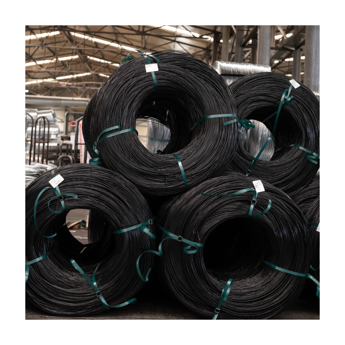 Plastified wire PVC 3,50-2,50 / kg / ZN+PVC9005