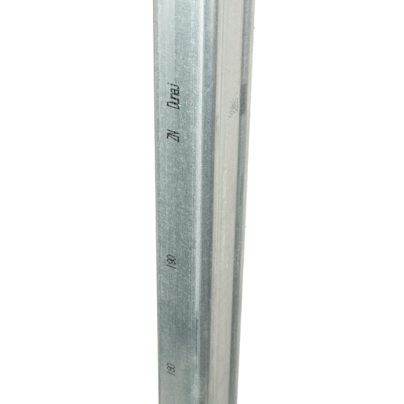 Vineyard post continuous DUNAJ / 60x40x1,50x2500 SH / S250GD+Z275 / ZN / standard hooklet