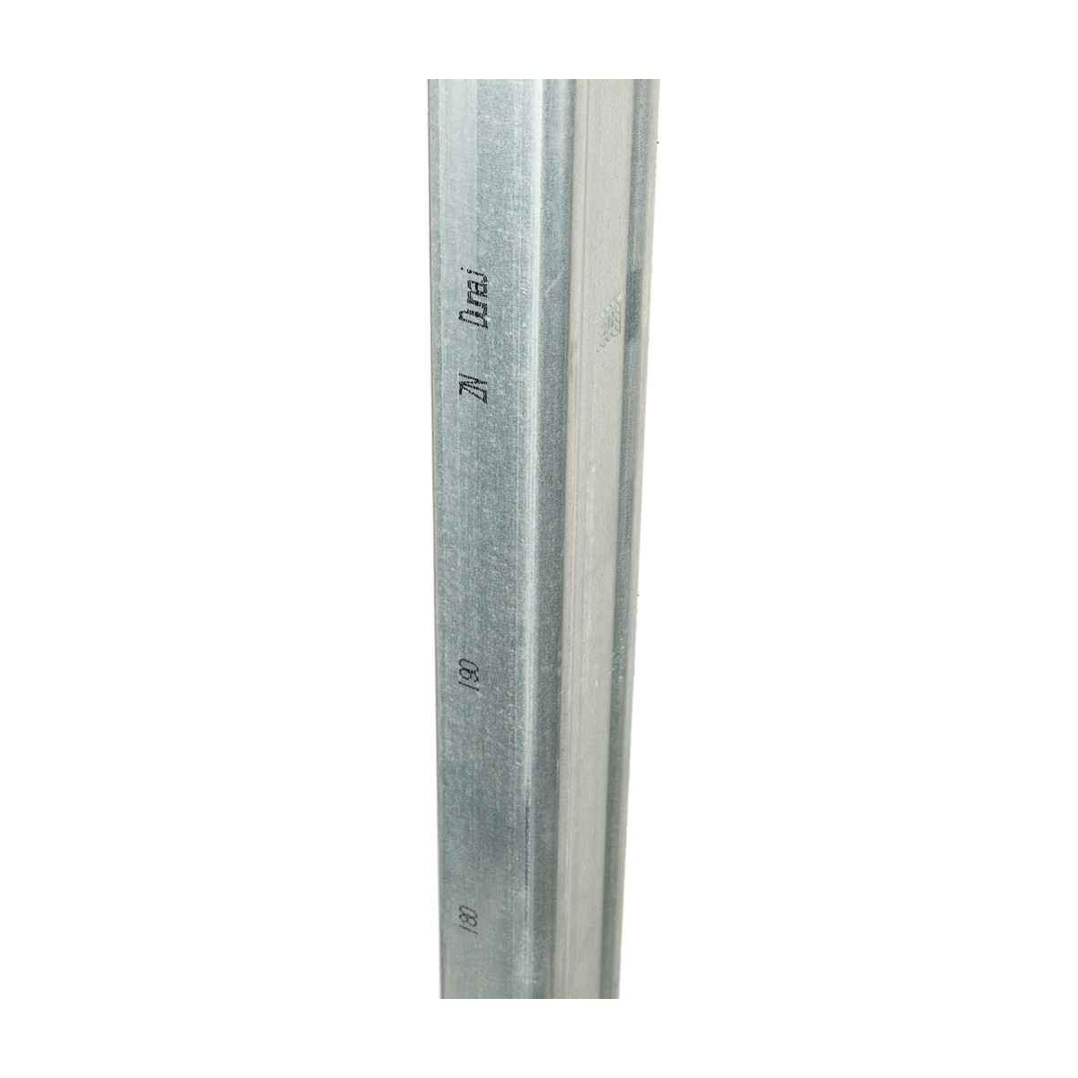 Vineyard post continuous DUNAJ / 60x40x1,50x2500 SH / S250GD+Z275 / ZN / standard hooklet