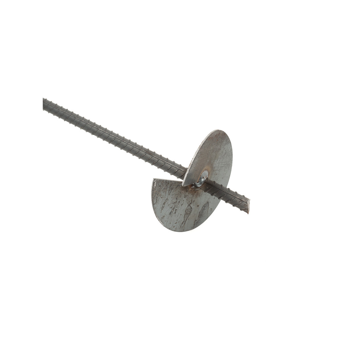 Drilling disc, length 850 mm, rod 14 mm, disc 120x2,5 mm / FE