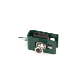 Příchytka U43 / 4mm / ZN+PVC6005 / kompletní