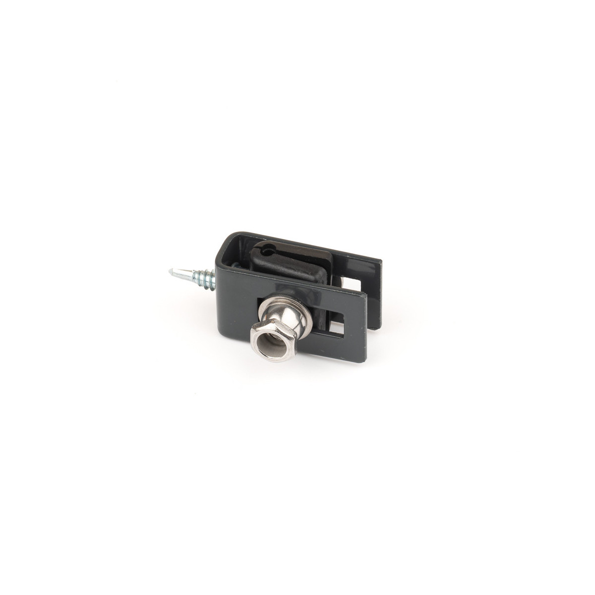 Příchytka U43 / 5mm / ZN+PVC7016 / kompletní
