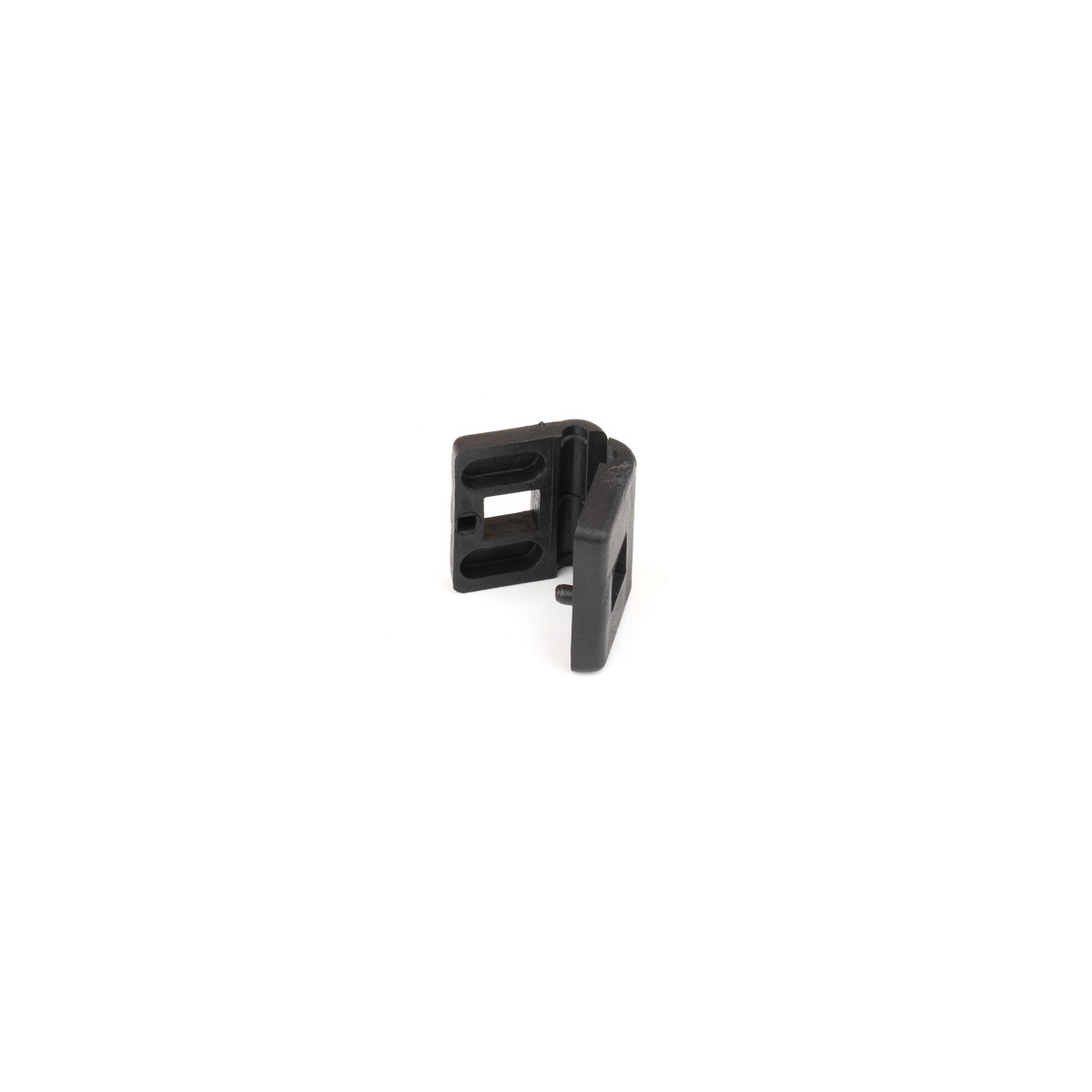 Vymezovač PVC na příchytku / 4mm / černý / (bal. 10ks)