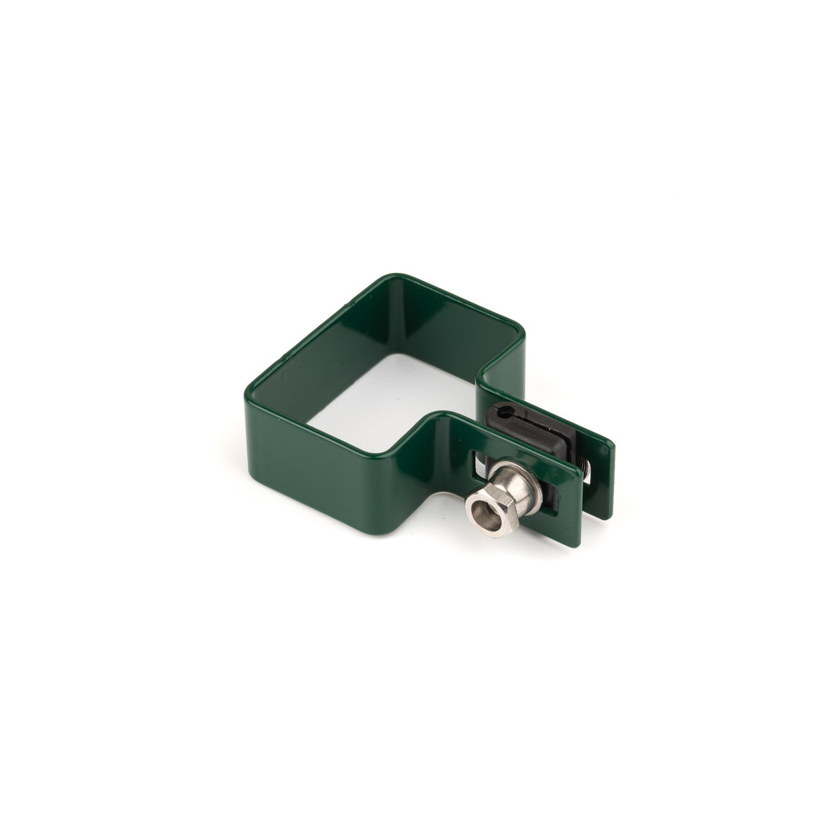 Panel clip for post 60x40mm / 5mm / ending / ZN+PVC6005