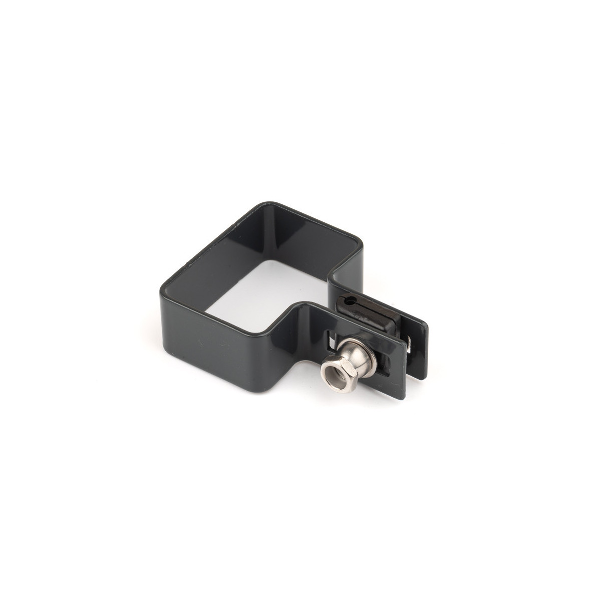 Panel clip for post 60x40mm / 4mm / ending / ZN+PVC7016