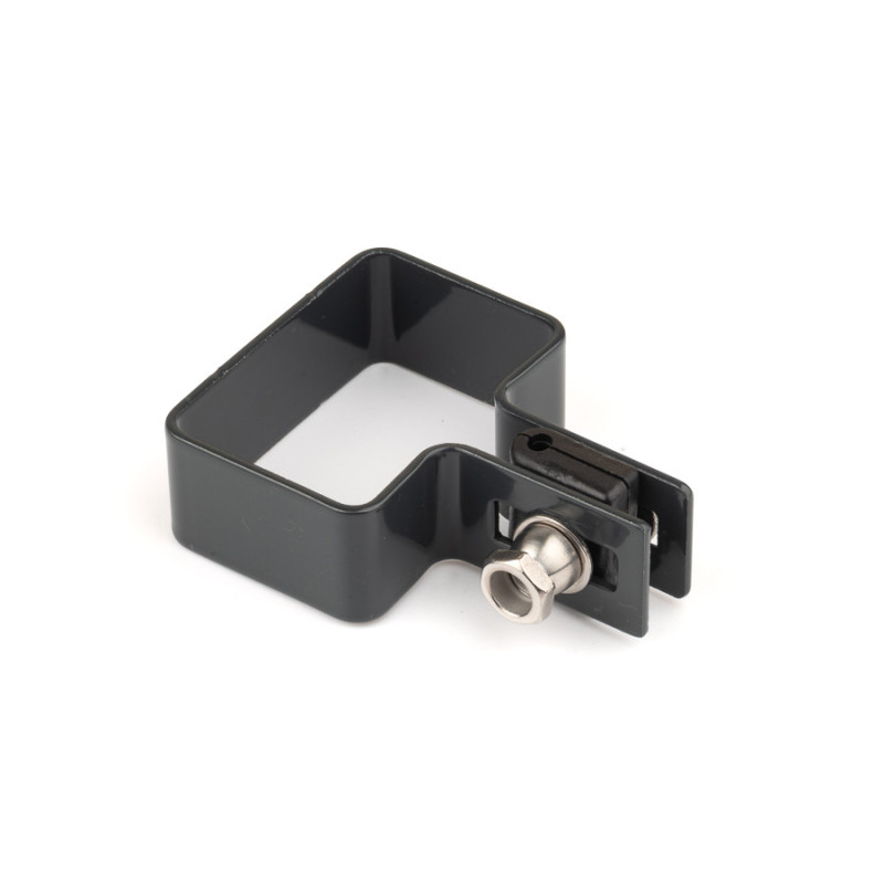 Panel clip for post 60x40mm / 5mm / ending / ZN+PVC7016