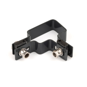 Panel clip for post 60x40mm / 4mm / corner / ZN+PVC7016
