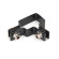 Panel clip for post 60x40mm / 5mm / corner / ZN+PVC7016