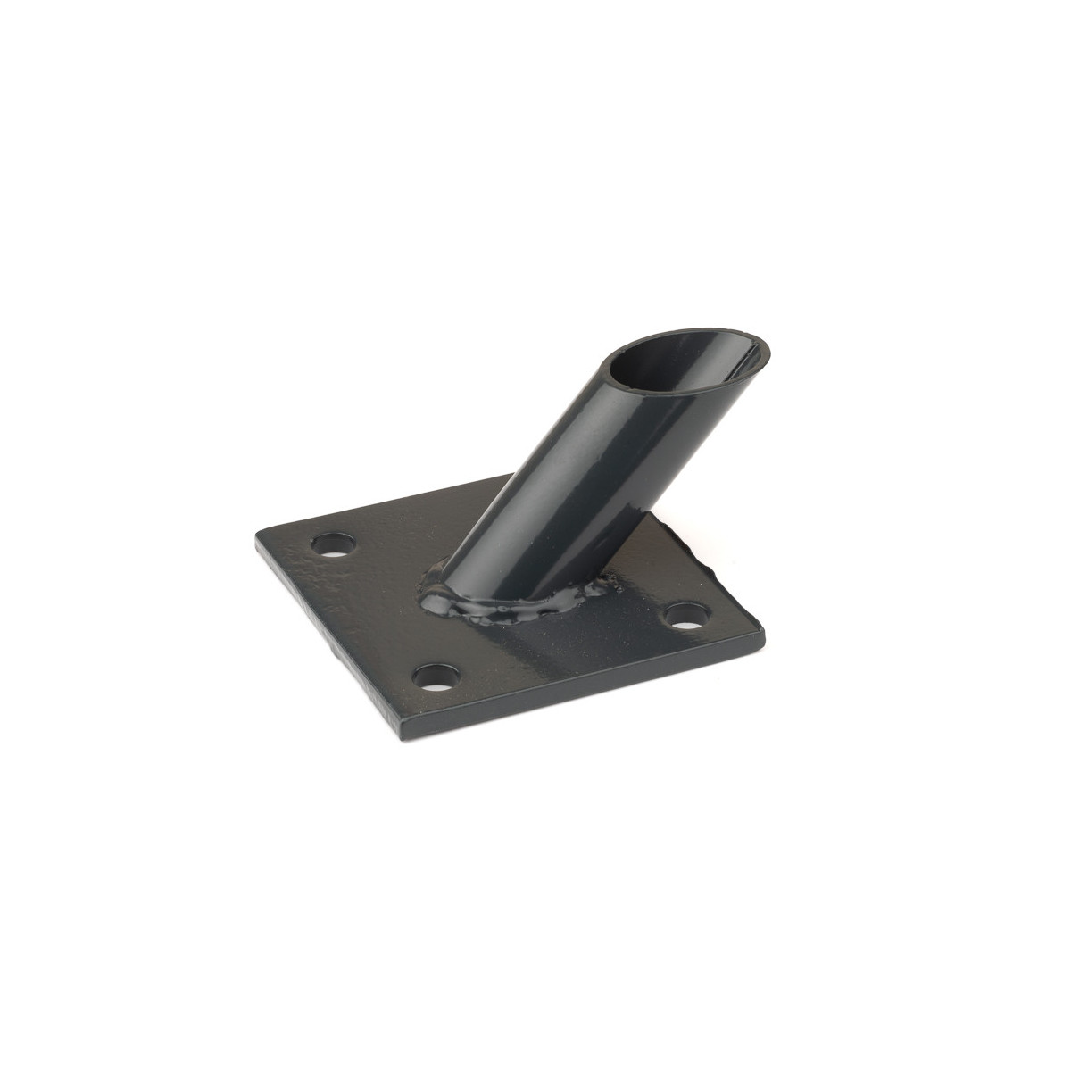 Base plate for brace post 38mm / ZN+PVC7016