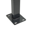 Post GALAXIA 60x40x1,50x1200 with base plate / ZN+PVC7016