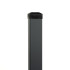 Post GALAXIA 60x40x1,50x1200 with base plate / ZN+PVC7016