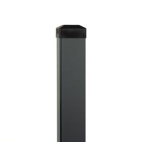 Post GALAXIA 60x40x1,50x1400 with base plate / ZN+PVC7016