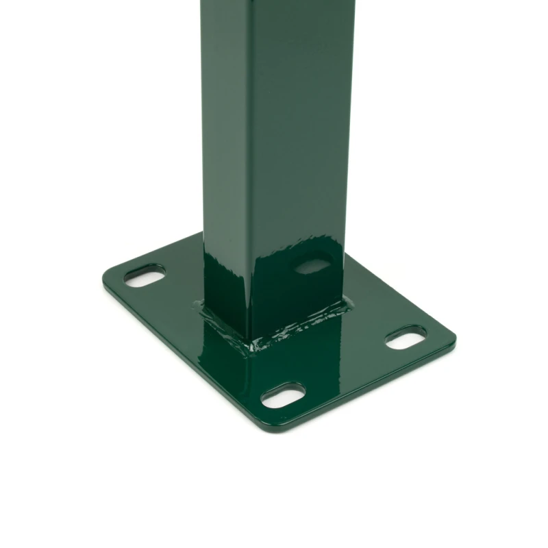 Post GALAXIA 60x40x1,50x1800 with base plate / ZN+PVC6005