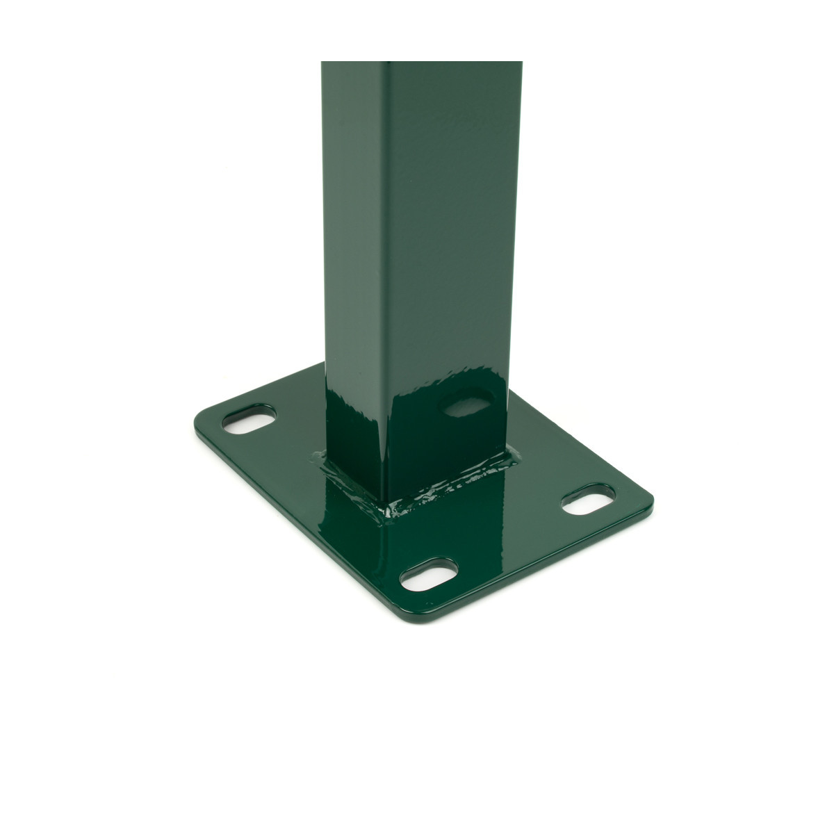 Post GALAXIA 60x40x1,50x1800 with base plate / ZN+PVC6005