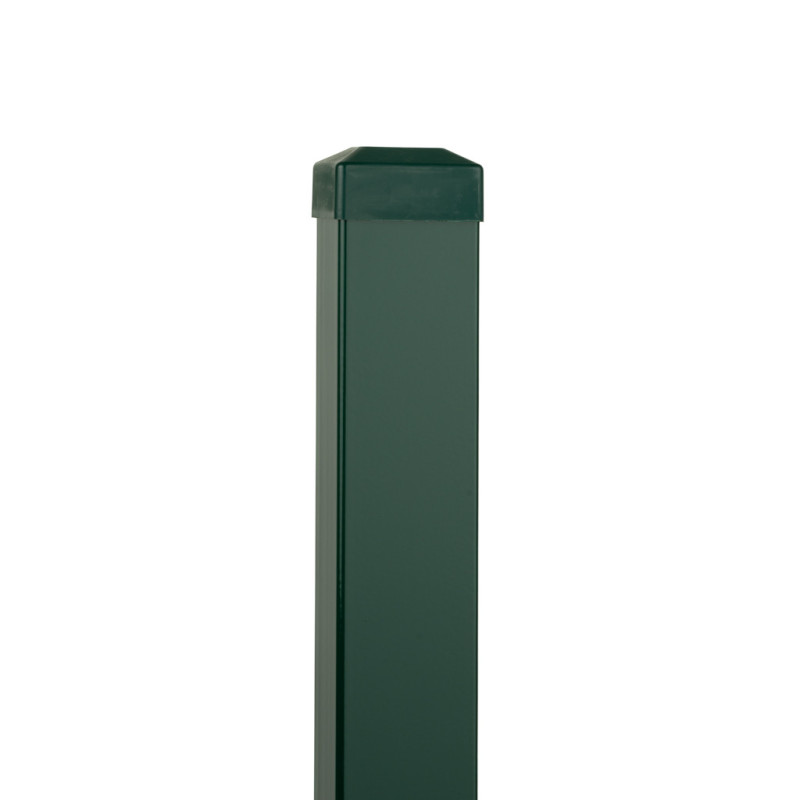 Post GALAXIA 60x40x1,50x1800 with base plate / ZN+PVC6005