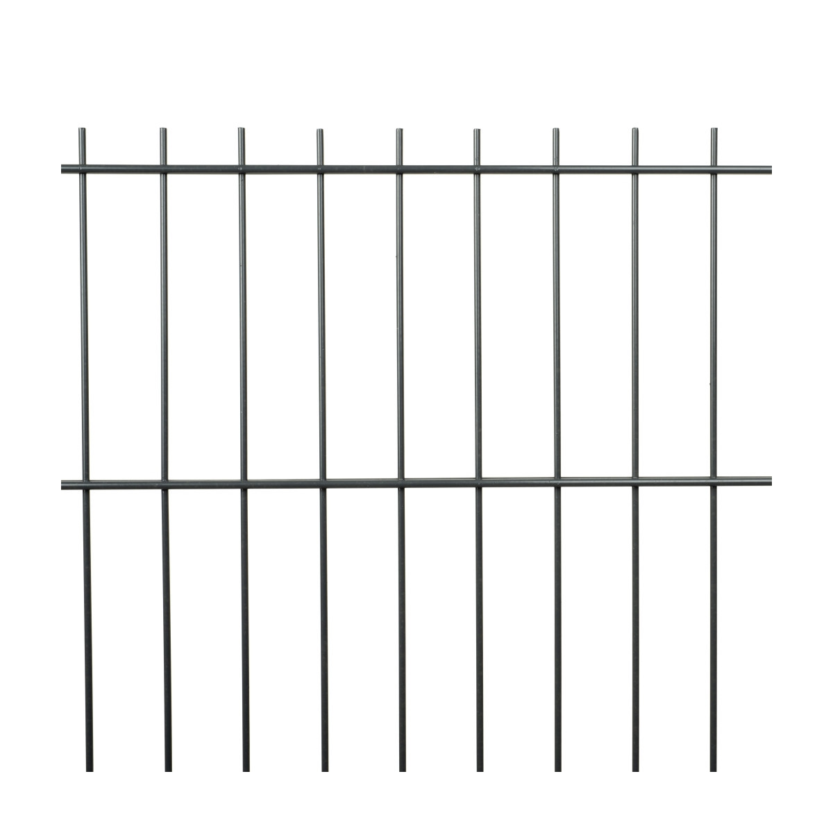 Fence panel DOUBLE 6/5/6 / 1230x2500 / ZN+PVC7016