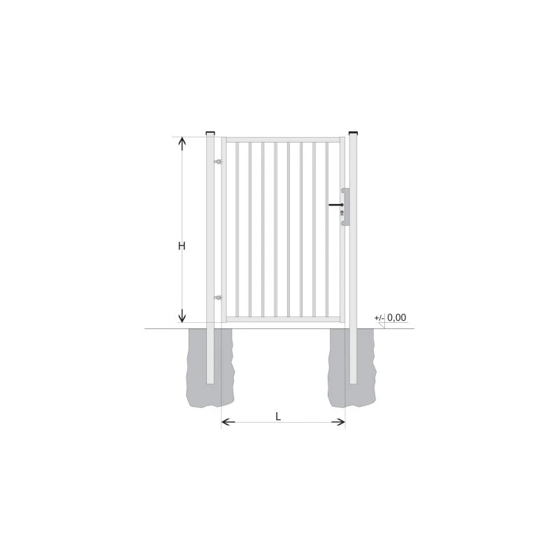 Gate BJ SPECIAL 1200x1000 / TYČ / HNZ