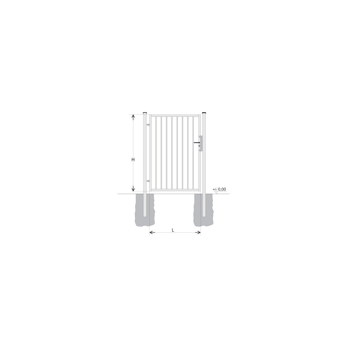 Gate BJ SPECIAL 1600x1000 / TYČ / HNZ