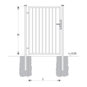 Gate BJ SPECIAL 2000x1000 / TYČ / HNZ