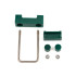 Clamp U M6 TYPE B / for post 60x40 / green