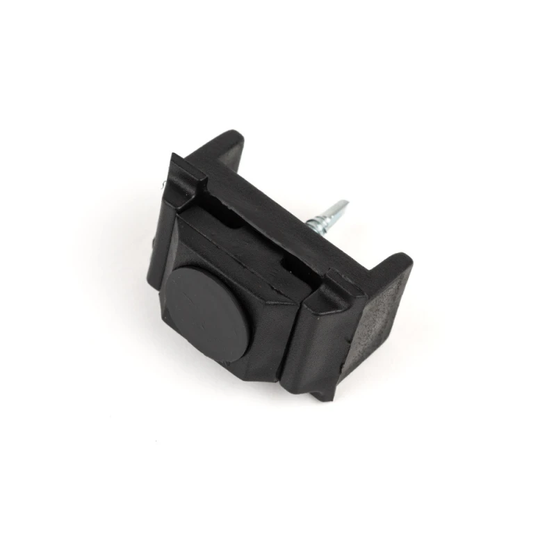 Příchytka PVC univerzální 40mm samořezná / černá / kompletní
