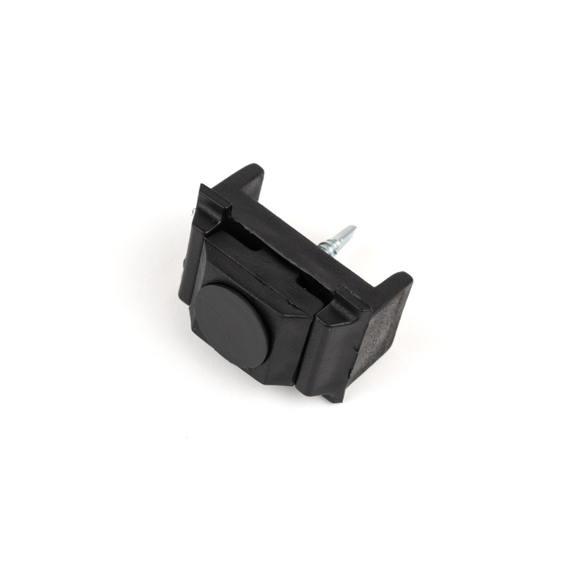 Příchytka PVC univerzální 40mm samořezná / černá / kompletní