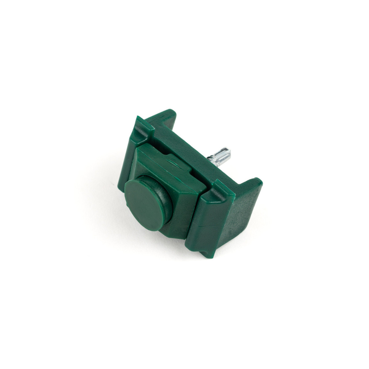 Příchytka PVC univerzální 40mm samořezná / zelená / kompletní