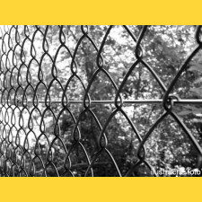 Chain link fence 50/3,00-1,90/125/10m / PVC BND / ZN+PVC9005