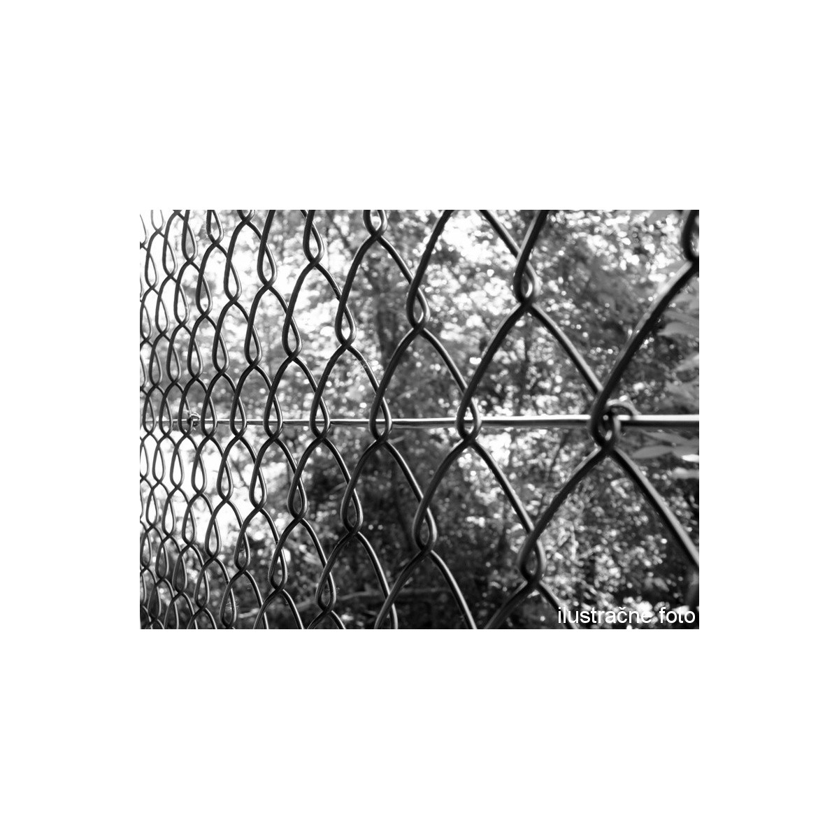 Chain link fence 50/3,00-1,90/150/10m / PVC BND / ZN+PVC9005
