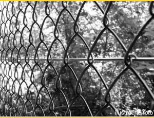 Chain link fence 50/3,00-1,90/200/10m / PVC BND / ZN+PVC9005