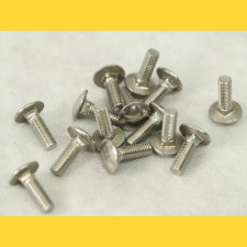 Screw M8x25 / STAINLESS STEEL - with square shape /  (packing 10 pcs)