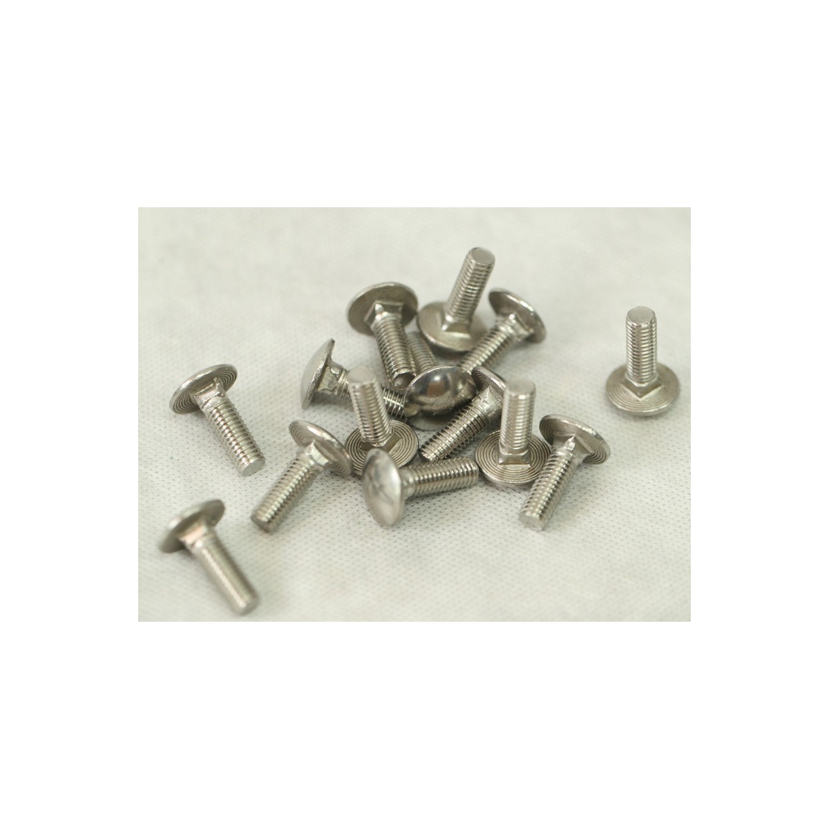 Screw M8x25 / STAINLESS STEEL - with square shape /  (packing 10 pcs)