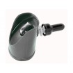 Cap for brace post 38mm / PVC / black / complete