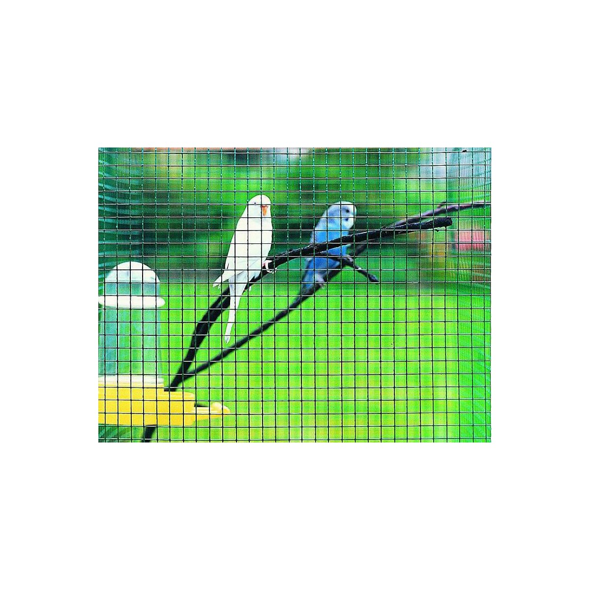 Welded mesh 19,0x19,0 / 1,40 / 1000 mm / 25m / ZN+PVC6005