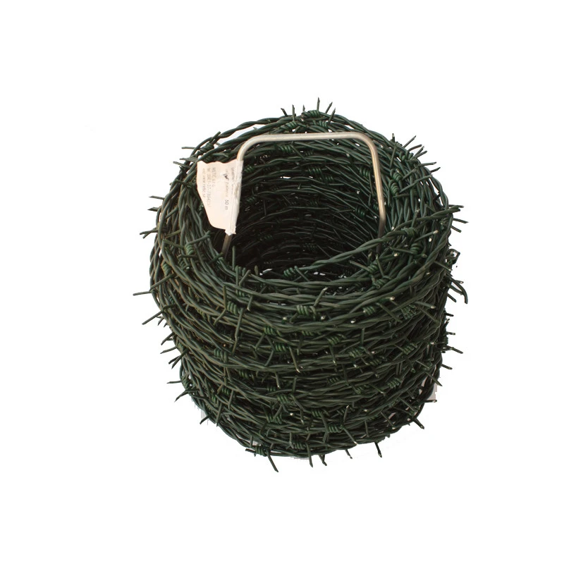 Barbed wire 2,5/2,0 / 100m / ZN+PVC6005