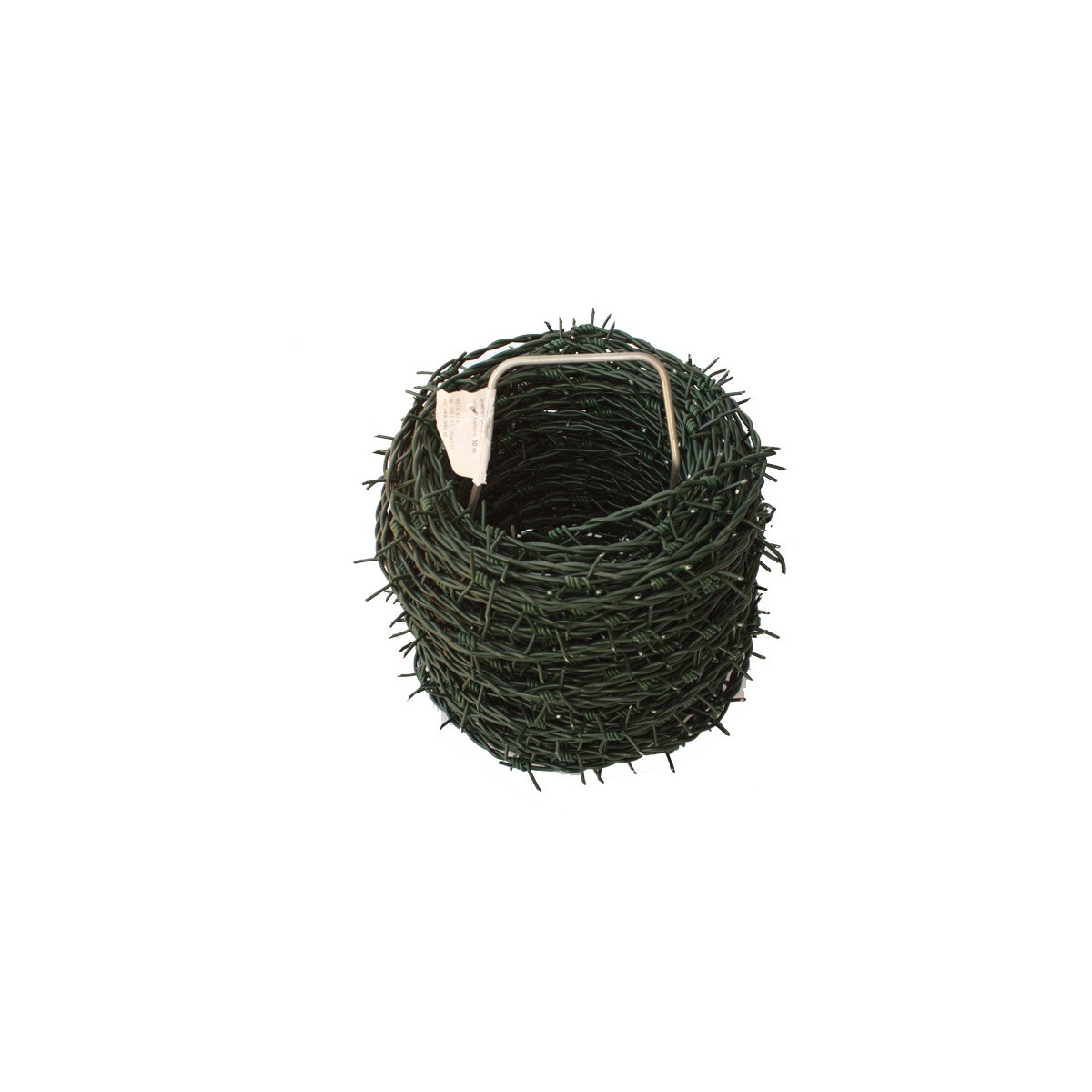 Barbed wire 2,5/2,0 / 100m / ZN+PVC6005