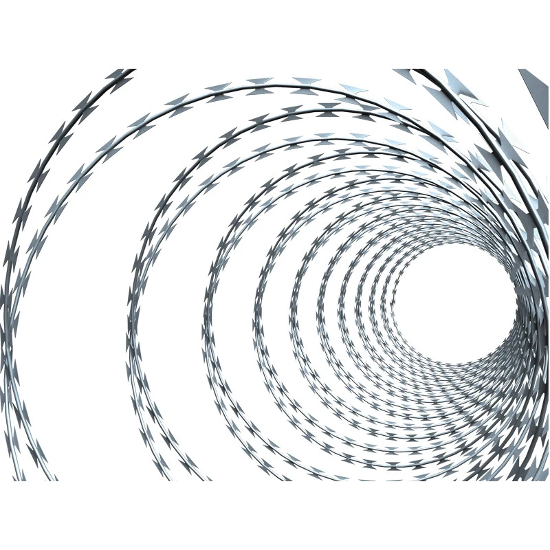 Barbed razor wire pack diameter 450 mm / 8 m