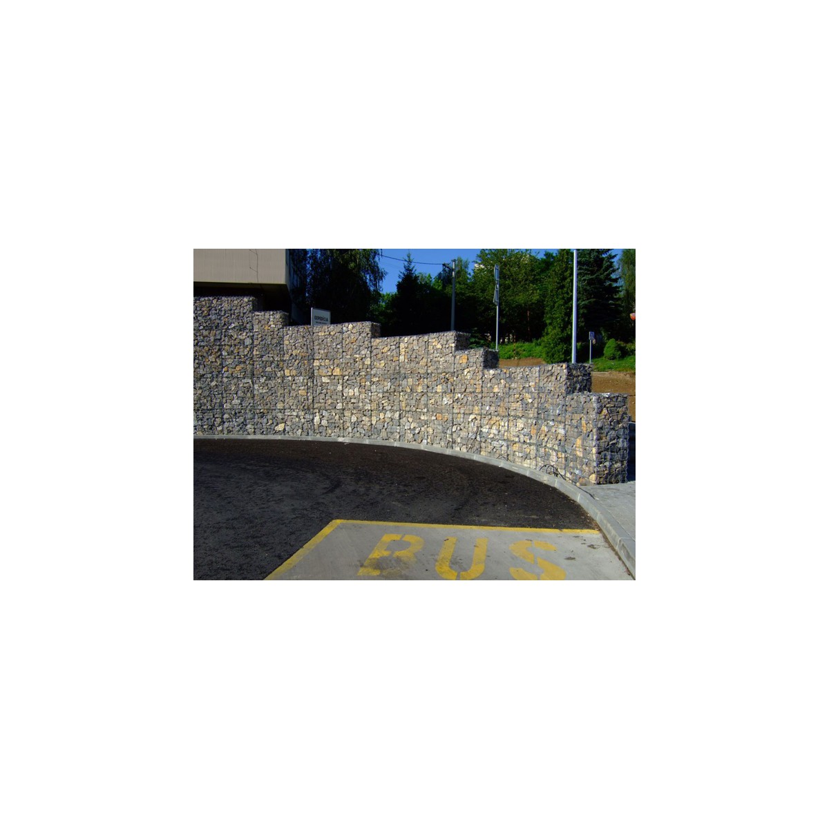 Gabions Block / mesh size: 100x 50mm / wire: 4,00mm / dimension: 100x 50cm / ZN+AL