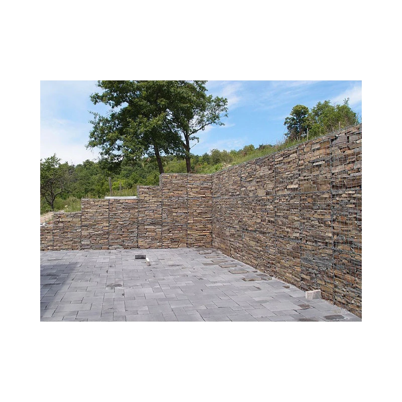 Gabions Block / mesh size: 100x 50mm / wire: 4,00mm / dimension: 100x 50cm / ZN+AL