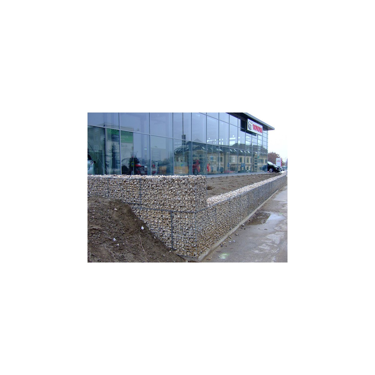 Gabions Block / mesh size: 100x 50mm / wire: 4,00mm / dimension: 100x 50cm / ZN+AL