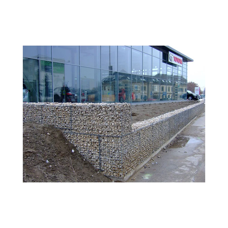 Gabions Block / mesh size: 100x 50mm / wire: 4,00mm / dimension: 100x100cm / ZN+AL