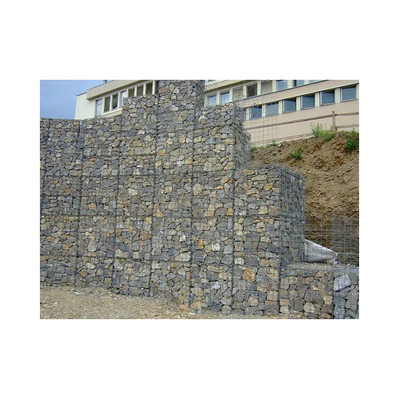 Gabions Block / mesh size: 100x 50mm / wire: 4,00mm / dimension: 100x100cm / ZN+AL