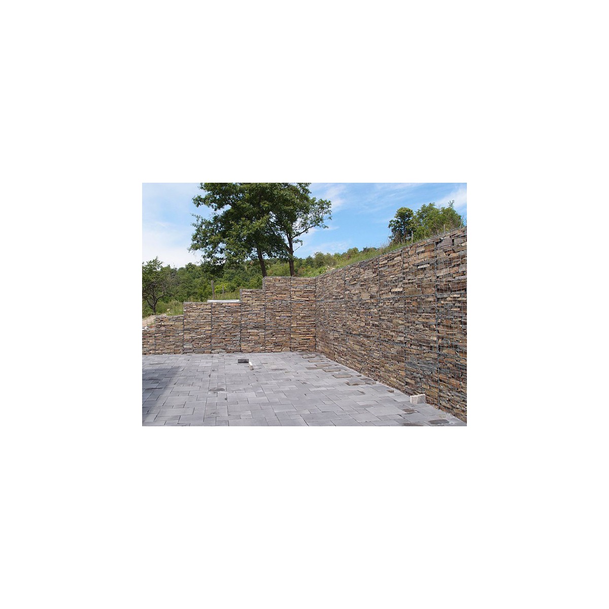 Gabions Block / mesh size: 100x 50mm / wire: 4,00mm / dimension: 150x 50cm / ZN+AL