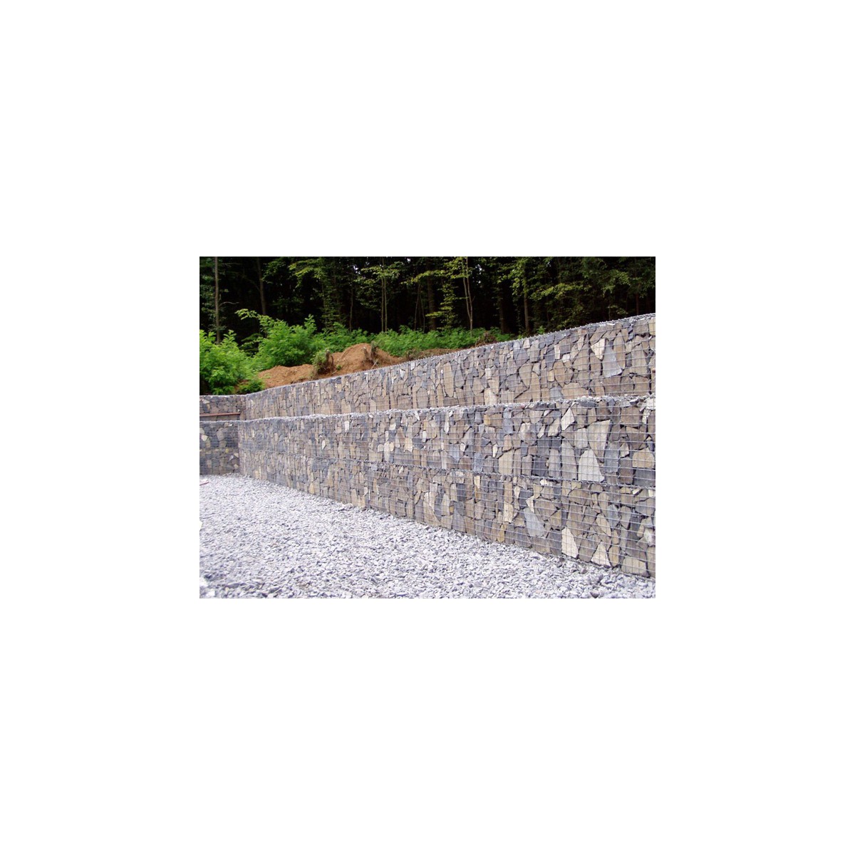 Gabions Block / mesh size: 100x100mm / wire: 4,00mm / dimension: 50x 50cm / ZN+AL