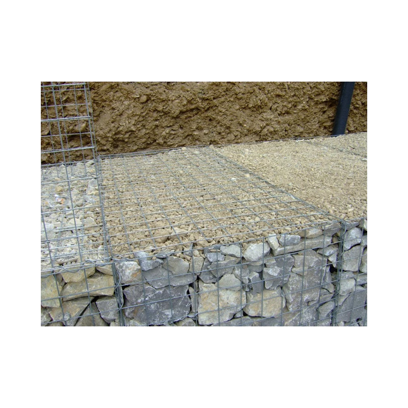 Gabions Block / mesh size: 100x100mm / wire: 4,00mm / dimension: 50x 50cm / ZN+AL