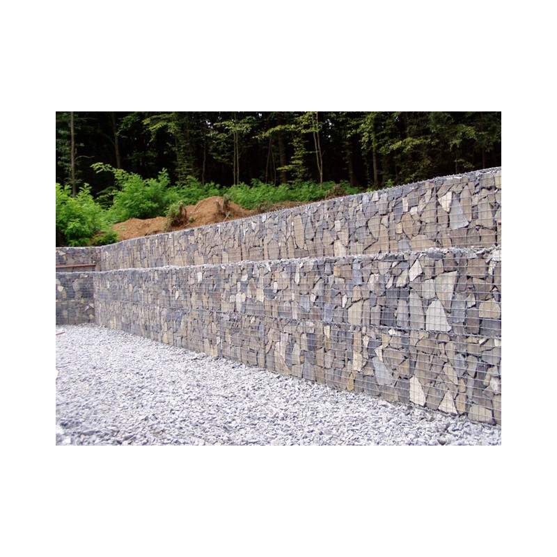 Gabions Block / mesh size: 100x100mm / wire: 4,00mm / dimension: 100x100cm / ZN+AL