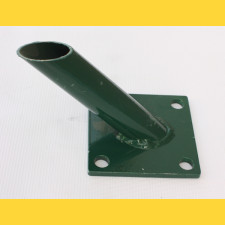 Base plate for brace post 38mm / ZN+PVC6005
