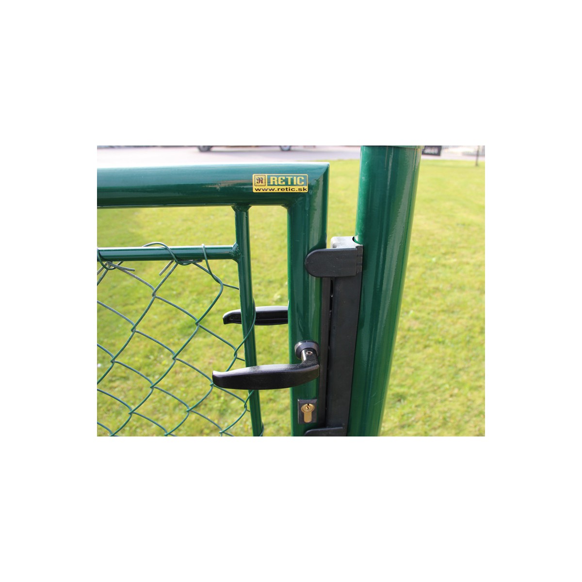 Gate BJ GARDEN 1600x1000 / ZN+PVC6005